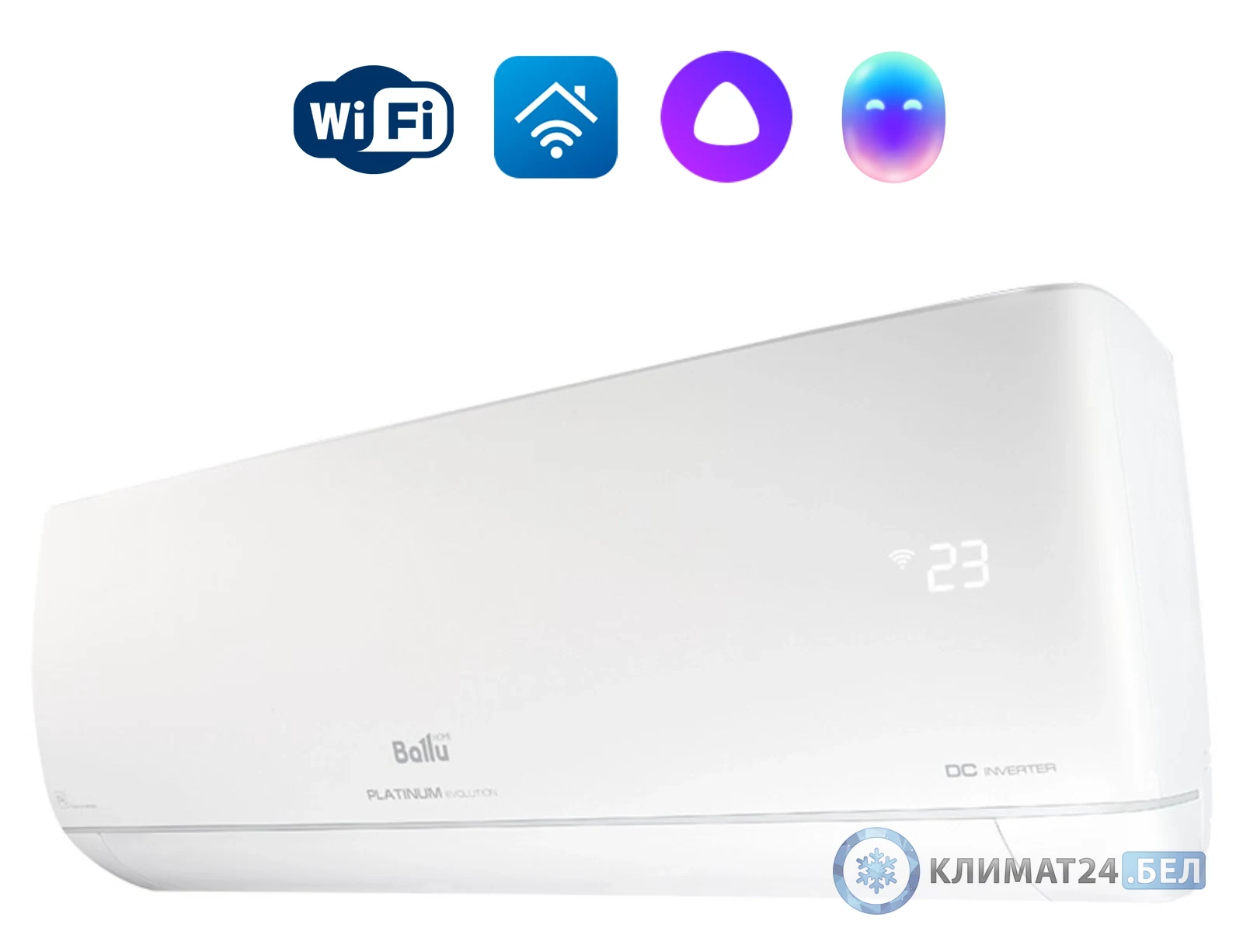 Кондиционер инверторного типа Ballu Platinum Evolution DC BSUI-24HN8_V4
